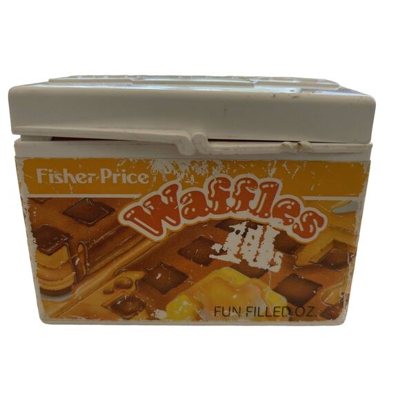 Vintage 1980s Fisher-Price Fun With Food Waffles w/ Box - Picture 1 of 6